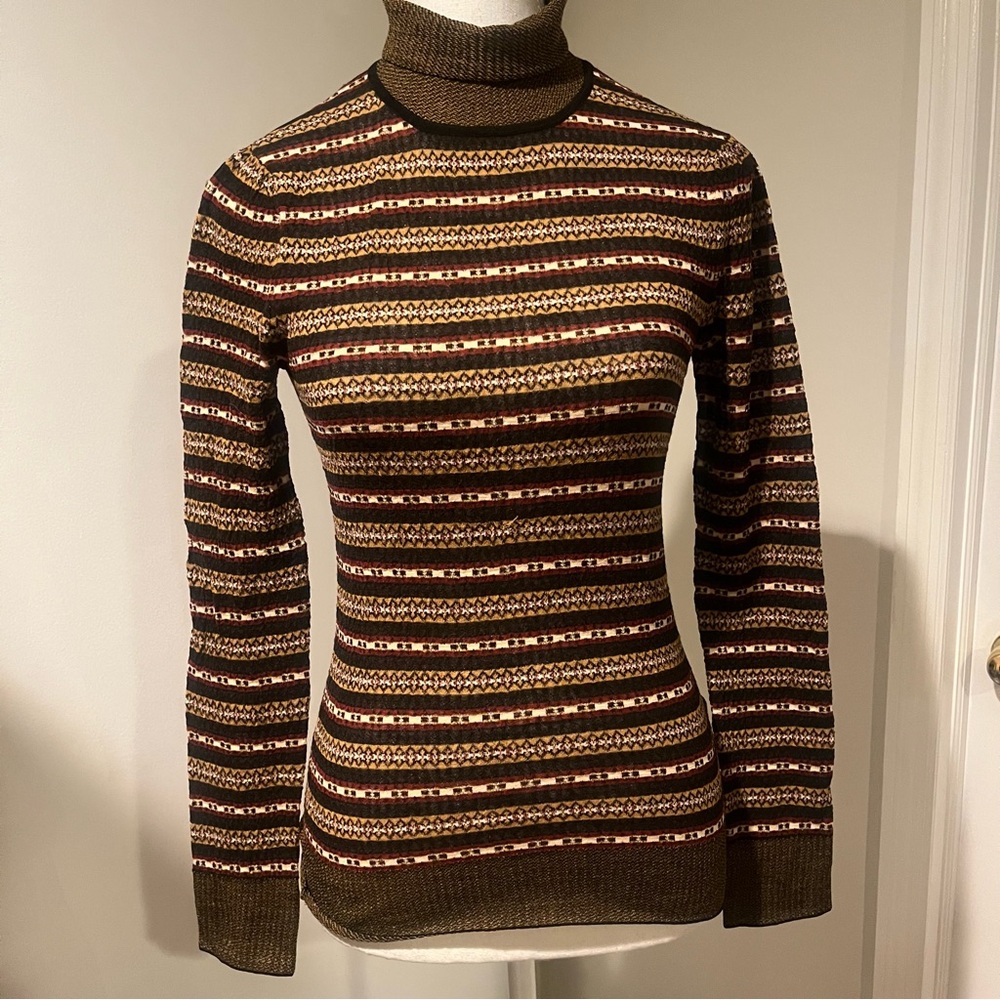 Ulla Johnson Multicolor Mock Neck Sweater